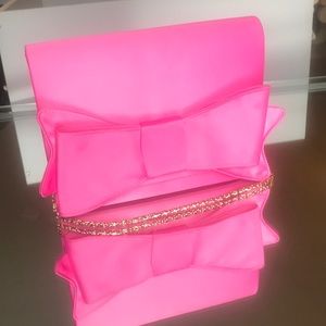Kate Landry Bow clutch